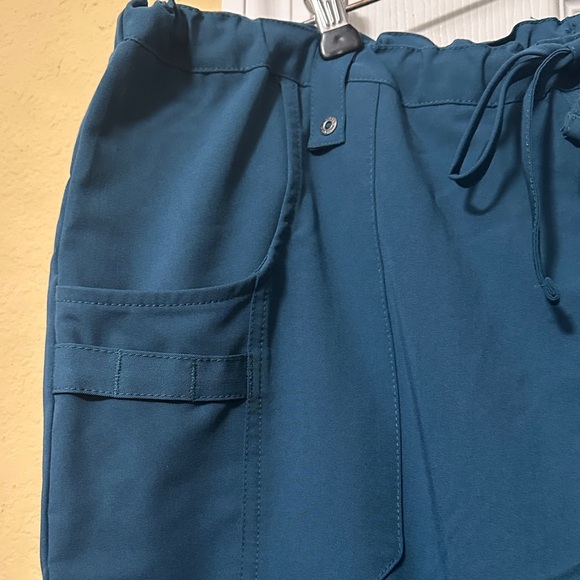 Dickies Dark Teal Scrub Drawstring Pants - Picture 5 of 7
